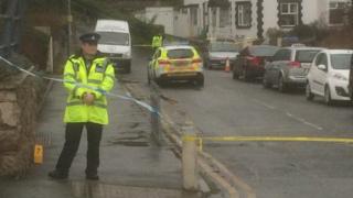 Police at scene