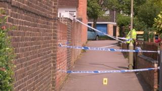 Crime scene in Blackbird Leys