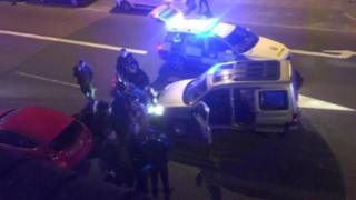 Police in Essex Road