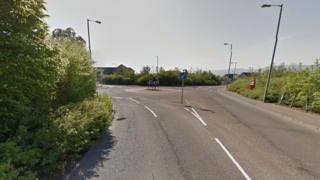 Dullatur roundabout in Cumbernauld