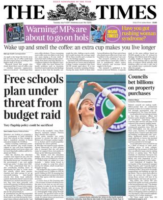 Times front page
