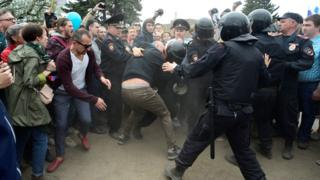 Митинг в Петербурге
