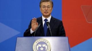 Mr Moon ya ce a shirye yake ya je Koriya ta Arewa matukar yanayin da ake ciki ya inganta