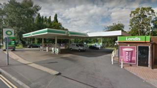 BP service station