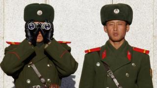 朝鮮士兵。