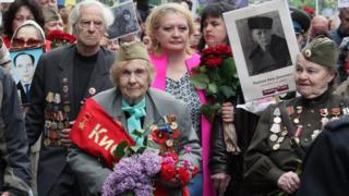 Акция "Бессмертный полк" в Киеве