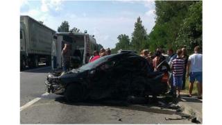 Місце аварії за участі авто Димінського