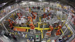 The JLR plant in Solihull