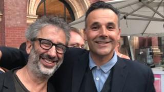 newman baddiel rob david 1990s pictured since together duo mayer catherine caption former copyright today they look twitter