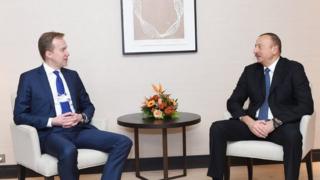 İlham Əliyev Norveçin xarici işlər naziri Borge Brende ilə görüşüb