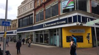 The former Co-Op store