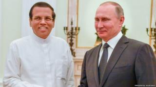 ජනාධිපති මෛත්රීපාල සිරිසේන සහ ජනාධිපති පූතින්