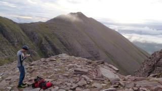 Dundonnell MRT member during Tuesday's search