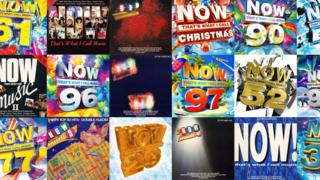 Montage of Now That's What I Call Music covers (courtesy of NOW Music)