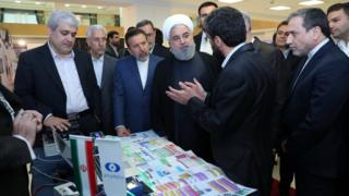 الرئيس الإيراني تحدث خلال الاحتفال باليوم الوطني للتقنية النووية