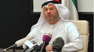 انور قرقاش، وزیر خارجه امارات