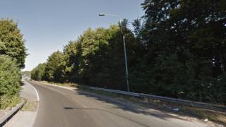 A404 slip road