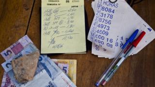Material de banca de apostas do jogo do bicho