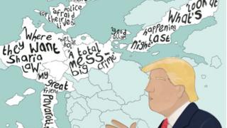 Ico amakungu yiyumvira kuri prezida wa Amerika Donald Trump
