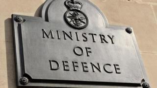 Ministry of Defence sign