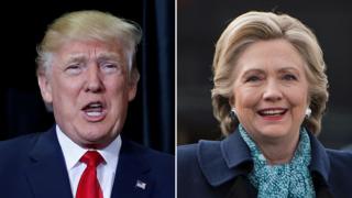 Donald Trump and Hillary Clinton