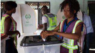 Electoral assessors in Port Harcourt, Nigeria - 2015