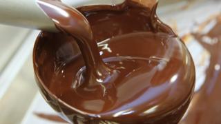 Chocolate derretido.