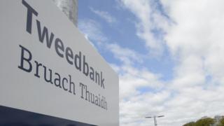 Tweedbank sign