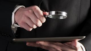 Snooping on a tablet computer