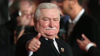 Former Polish president Lech Walesa