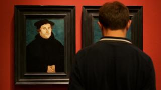 Retrato de Martín Lutero en el Museo Histórico de Alemania, en Berlín