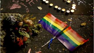 Orlando rainbow flags