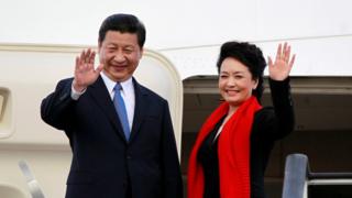 Bwana Xi Jinping n'umutambukanyi wiwe Peng