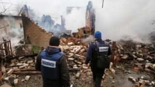 Наслідок обстрілів Авдіївки