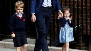 Prince George and Princess Charlotte