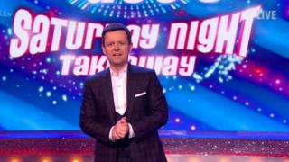 Declan Donnelly presenting Saturday Night Takeaway on 31 March 2018