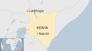 A map of Kenya