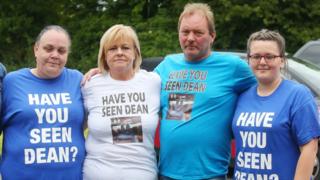People taking part in the search for Dean McIlwaine on Saturday