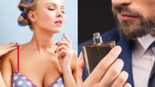 男女噴香水