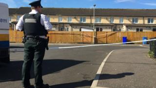 The man was shot in on Monday evening