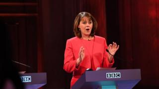 Leanne Wood leader of Plaid Cymru