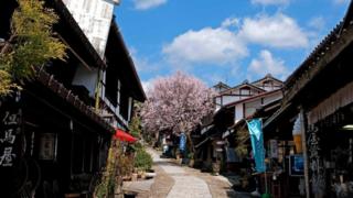日本、馬籠宿(Magome)、城鎮、歷史、建築(圖片來源:JTB MEDIA CREATION, Inc./Alamy)