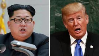 Kim Jong-un and Donald Trump