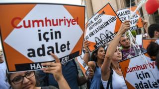 Акция протеста в Турции