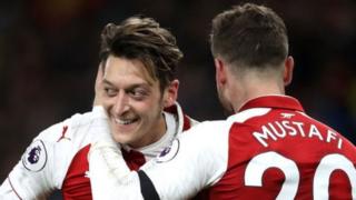 Ubu umugwi wa Arsenal uri mu kibanza ca kane n'amanota 28