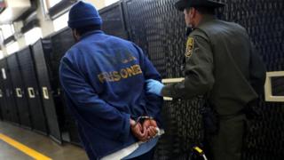 An inmate at San Quentin prison in California