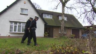 Police search at Freckleton vicarage