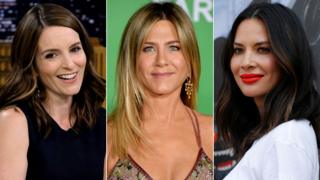 Tina Fey, Jennifer Aniston and Olivia Munn