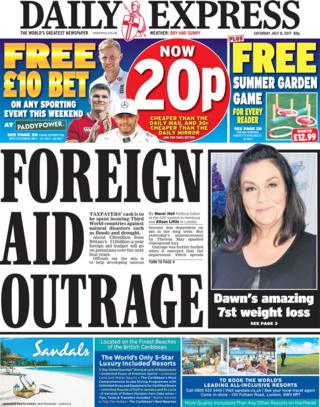 Express front page