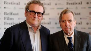 Colm Meaney and Timothy Spall